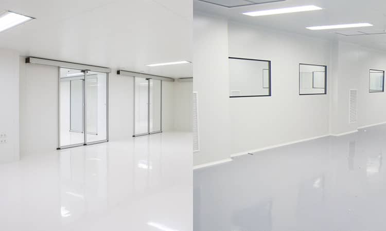 Clean room view window